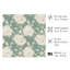 Impression florale classique sans cadre-311169487