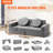 Aldahir Kids Personalized 15 in. Sofa / Sectional Chair and Ottoman
