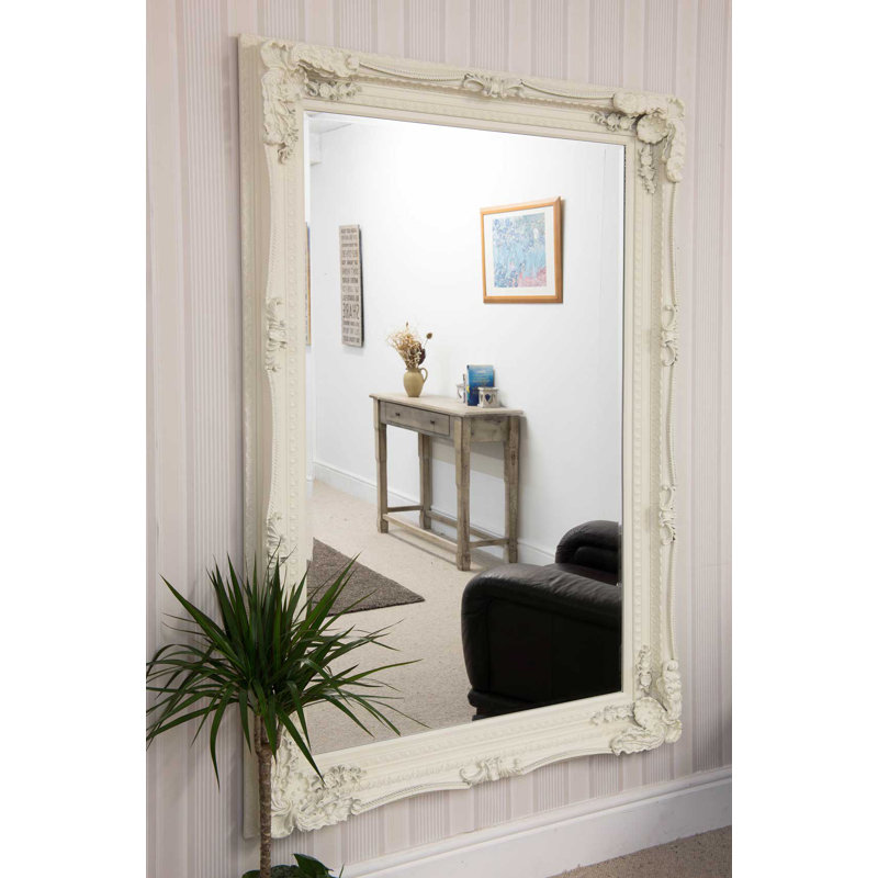 Fallin Flat Wall Mirror, Cream, 175cm H x 123cm W x 5cm D
