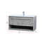 Ensemble de meuble-lavabo simple 36 po Kasper-843873628