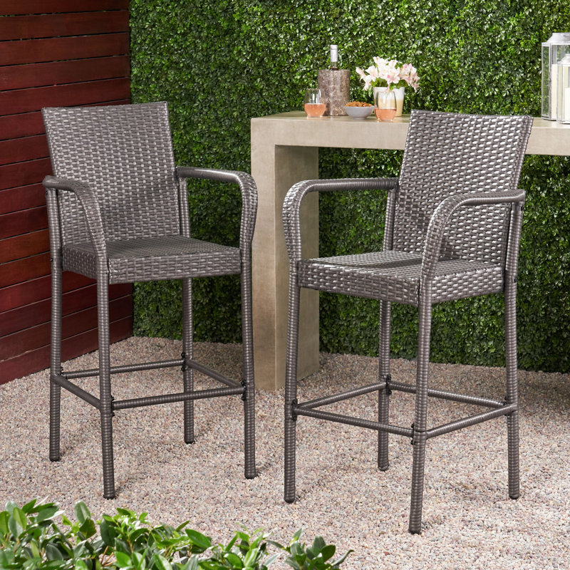 Tabouret Littleton, Gris