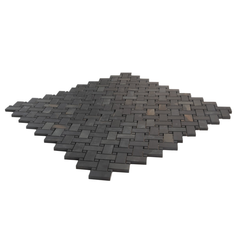 Feuille de mosaïque en porcelaine Splendor l 11,81 po x L 11,81 po