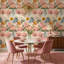 Panneau mural rétro amovible floral traditionnel-1569886159