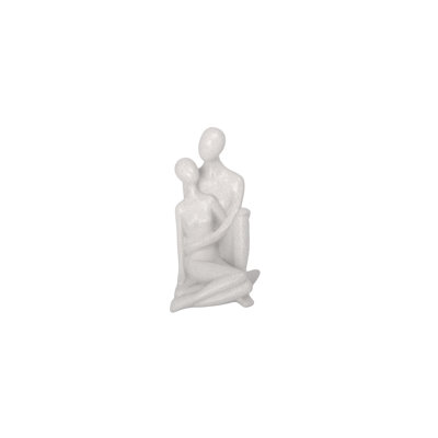 Polyresin Figure Statue Light Gray