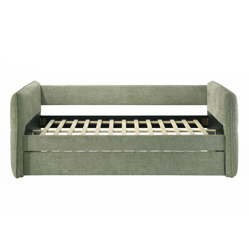 Daybed Pull Out Trundle, Light Green