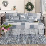 Sawyer Mill Farmhouse / Country Cotton Patchwork Quilt Set