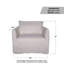 Linen Swivel Slipcovered Armchair