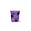 Assiettes et gobelets jetables en papier Purple Web pour Halloween - Fournitures de fête pour les occasions festives