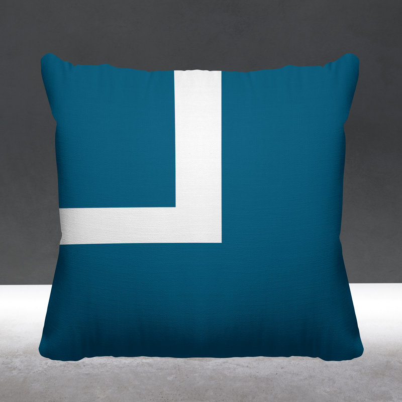 Coussin intérieur / extérieur Wheeler, L 15 po x H 15 po, Turquoise