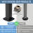 Outdoor Grill Gazebo, Hardtop BBQ Gazebo With UV-Resistant Polycarbonate Roof & Storage Hooks For Patio, Lawn, Garden-112604533