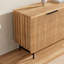 Buffet de cuisine moderne scandinave à porte en alcôve avec armoire de rangement de 68 po; lumières DEL incluses-664351153