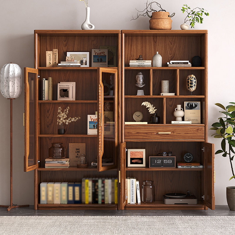 Bibliothèque sur pied en bois