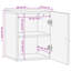 Ouinane Wall Bathroom Cabinet