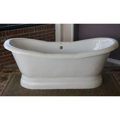 Empress 68" x 30" Pedestal Soaking Bathtub