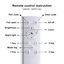 Luminaire suspendu à DEL 4 lumières avec télécommande Levona-2076184580