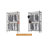 Kaylia 47.2'' Carbon Steel, Stainless Steel Rolling Clothing Rack-996123502