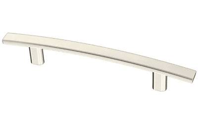 3-1/2" Baroque Bail Pull Satin Pewter