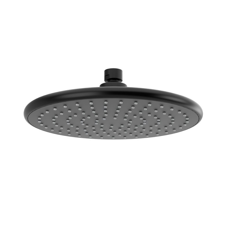 9" Rain Showerhead, Black, 2.0 GPM