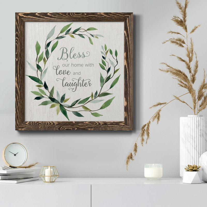 Rose Garden - peinture sur toile encadrée, H 27,5 po x l 27,5 po x P 1,5 po, Encadré de bois de noyer