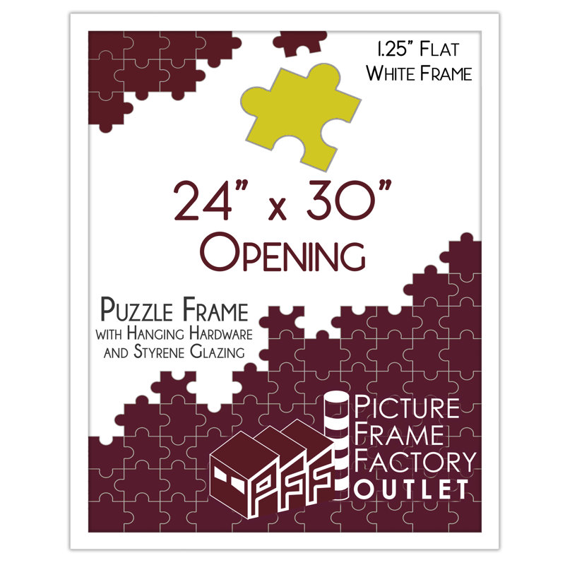 Picture Frame, White, 24" x 30"