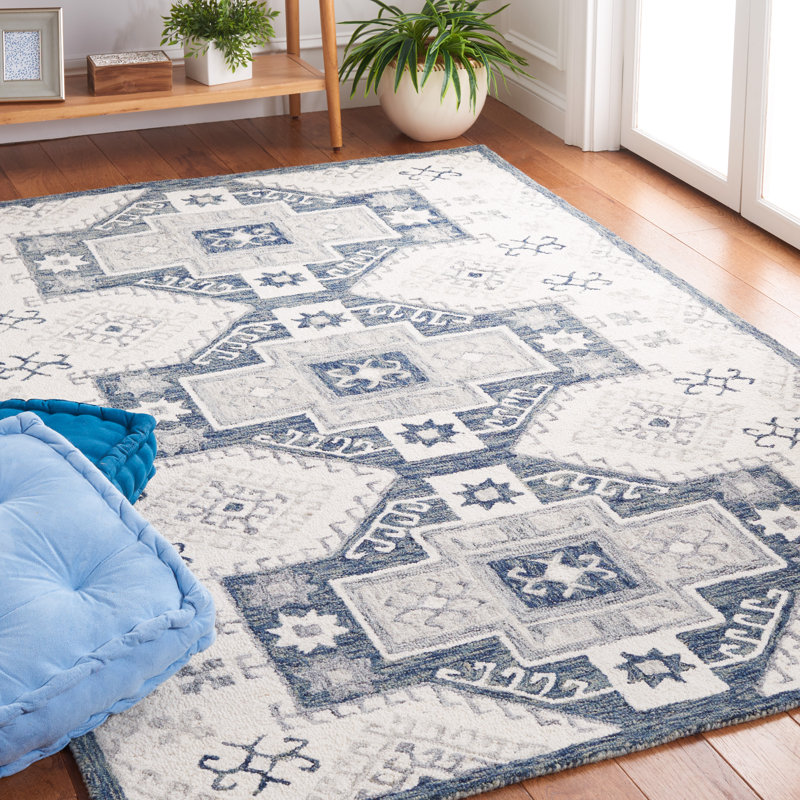 Tapis ivoire / gris foncé Metro 479, Rectangle de 5 pi x 8 pi