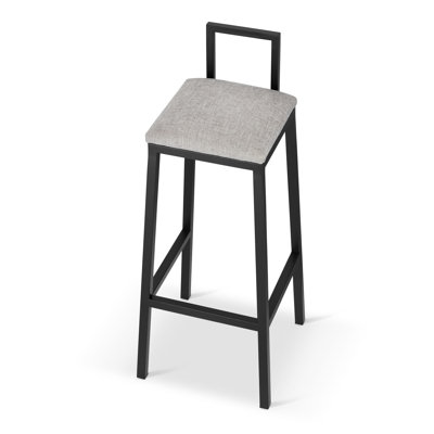 Kafton Upholstered Counter Stool with Metal Frame