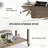 Planter Box,Wooden Garden Box,With 8 Pockets And Lockable Wheels,Foldable Side Clapboard,Elevated And Self-Draining Design
