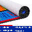 Tapis d'éveil circulaire KidCarpet.com « Le ciel est la limite », ovale, 122 x 183 cm-665406300