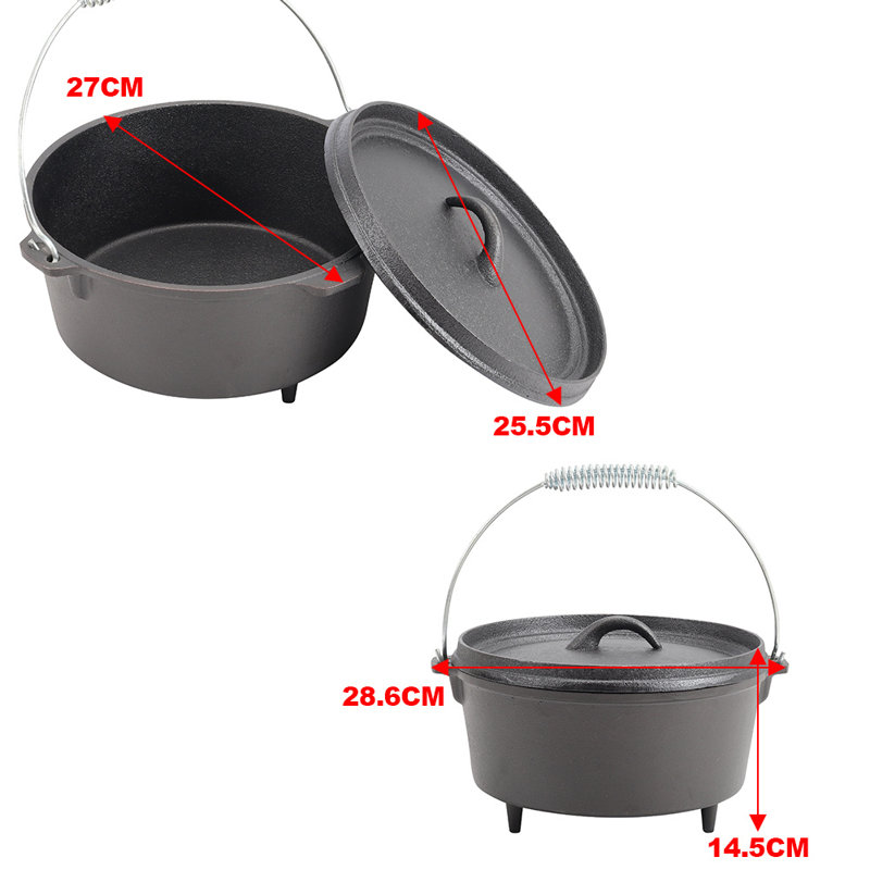 Belfry Kitchen Reliance 4.5L Cast Iron Soup Pot