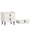 Table de chevet avec 2 tiroirs Nightstands-474187883