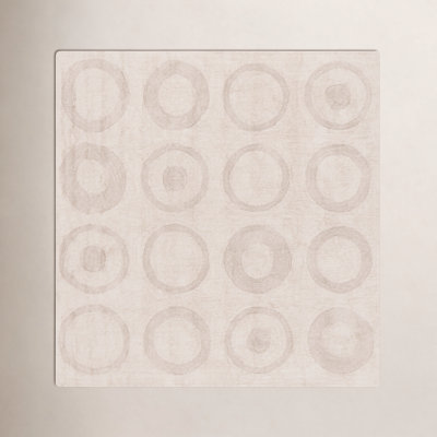 Mullen Ivory Washable Hand-Woven Cotton Rug