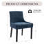 Chaise d'appoint rembourrée en velours côtelé Demarrion-1835431204
