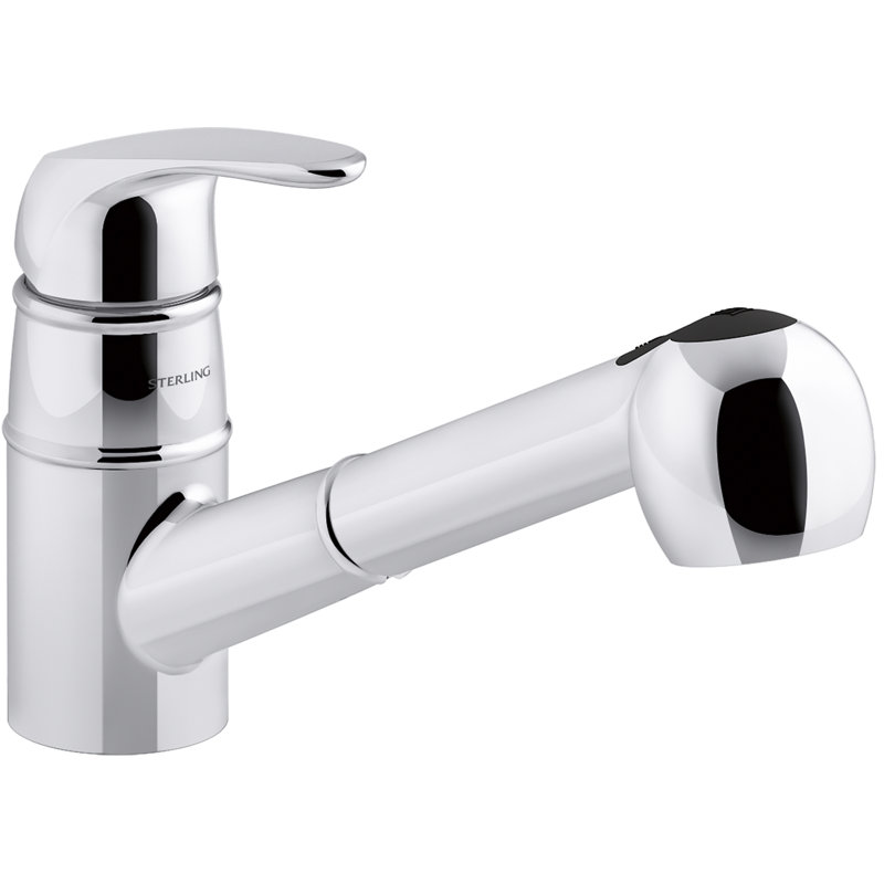 Sterling By Kohler Valton Pull Out Kitchen Faucet, Polished Chrome