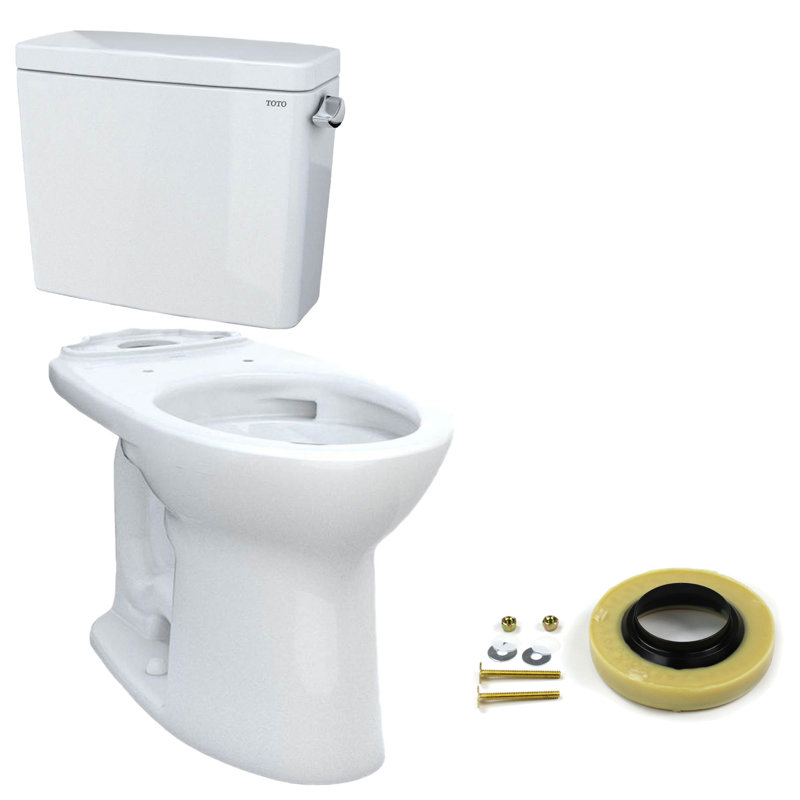 Drake® 1.28 GPF (Water Efficient) Elongated Two-Piece Toilet (Seat Not Included)