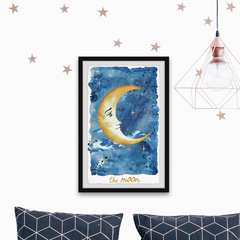Shining in Darkness 1 Piece Single Picture Frame Painting, 91cm H x 61cm W x 3.81cm D