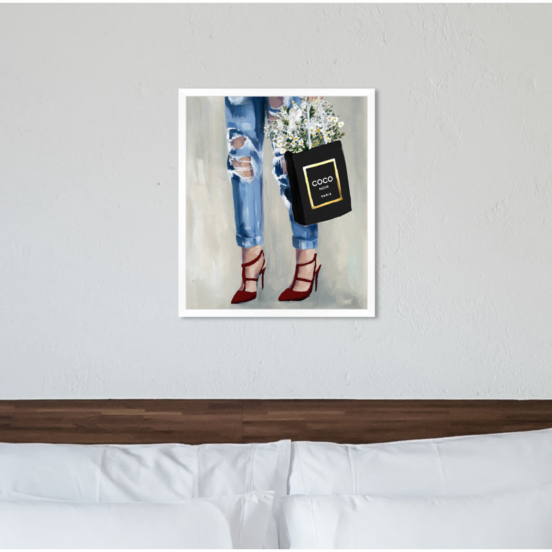 Damilola Fashion «Denim Dream Fall», impression, H 27 po x l 22 po x P 0,5 po, Cadre photo