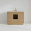 Meuble-lavabo simple 42 po avec plateau en quartz Antony
