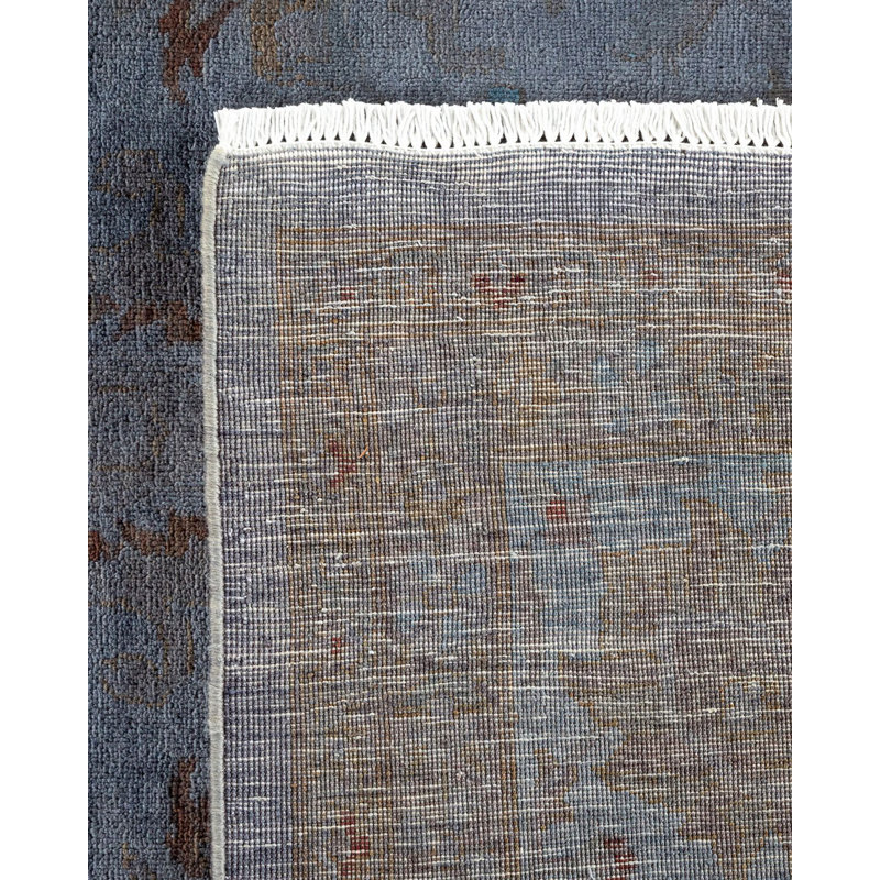 Tapis unique gris de 9 pi 1 po x 12 pi 1 po Yamin