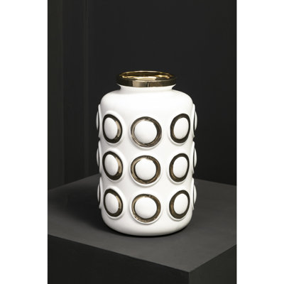Doretha Cream 28Cm Ceramic Jar