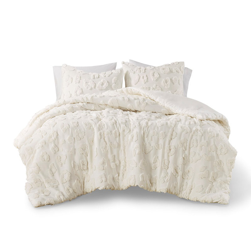 Ensemble d'édredon Gracie Mills Colton, Housse de couette double / grand + 2 édredons