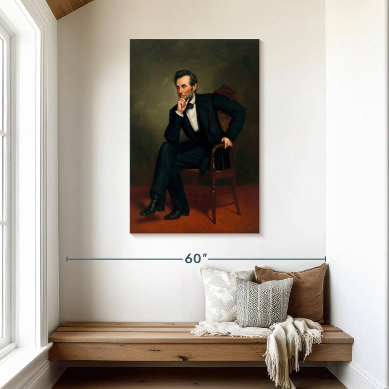 Keiri Abraham Lincoln Portrait, 45" H x 30" W