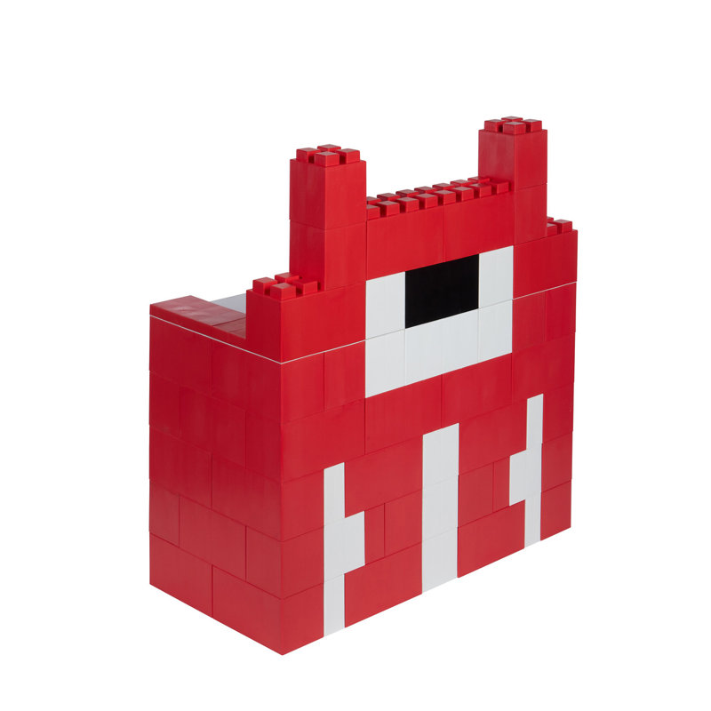 Ensemble de bureau monstre, Rouge / blanc