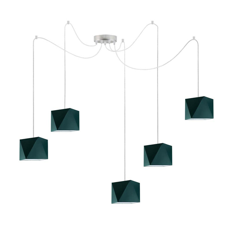Thursa 5 - Light Pendant, Bottle Green