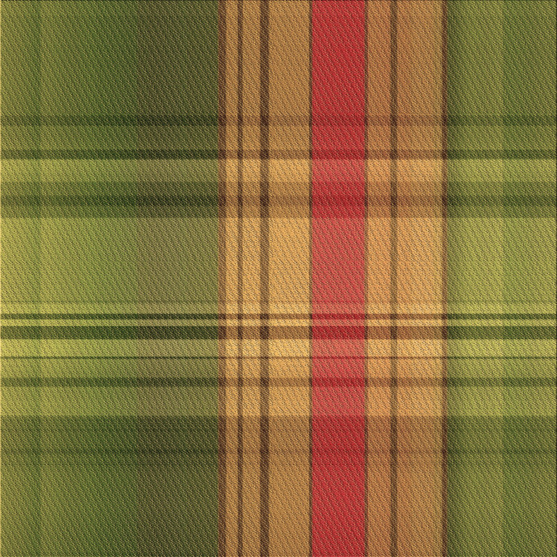 Plaid Indoor Rug, Square 5'