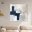 Tides of Indigo Canvas Neutral Abstracts par Art Remedy-107775215-107775241