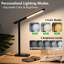 Lampe de bureau à DEL 2-en-1 à intensité variable magnétique, lampe de travail USB rechargeable avec tube de lumière amovible, gradateur 3CCT et tactile pour le bureau et la lecture-1108468740-1108468742