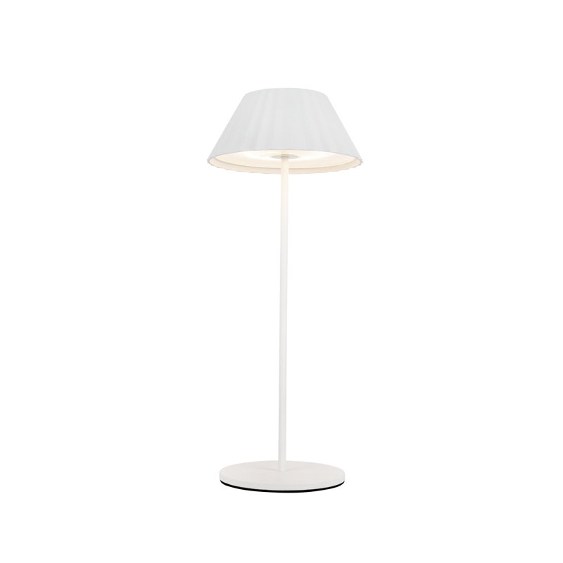 Zola LED Standard Table Lamp, White