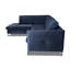 Ameyaa 4 Seater Velvet Sofa Bed