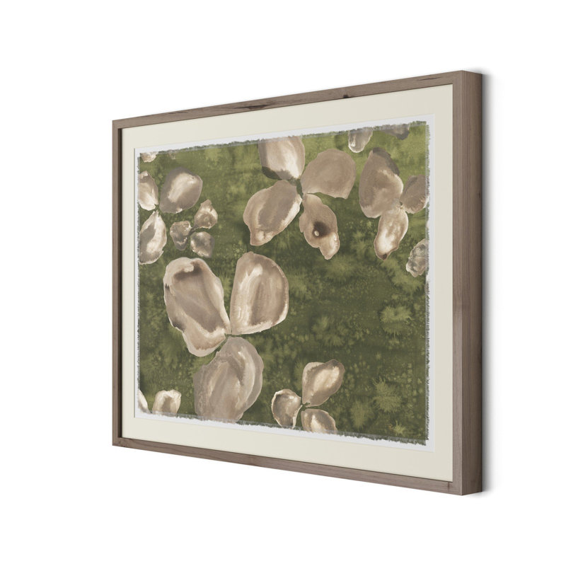 Sub Tropic Painting by Molly Franken, Dark Brown, 40" H x 30" W