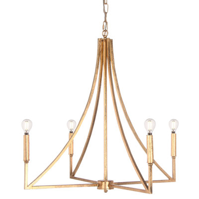 Elite 4 - Light Candle Style Empire Chandelier